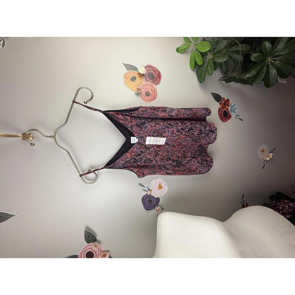 Peyton Jensen from Evereve Pink and Black Pink Camisole Top - Size - Small - NWT